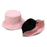 Reversible Bucket Hat - Pink and Black