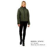 Reversible 750 Down Jacket - Olive and Navy