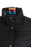 Reversible Down Ski Jacket - Black and Urban Tribal