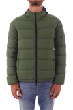 Reversible Down Jacket - Olive and Navy