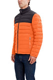 Reversible Puffer Jacket - Orange and Grey