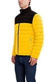 Reversible Puffer Jacket - Yellow and Brown