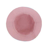 Reversible Bucket Hat - Pink and Light Blue