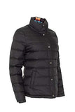 Reversible Down Ski Jacket - Black and Urban Tribal