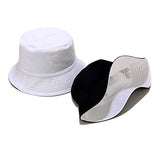 Reversible Bucket Hat - White and Black