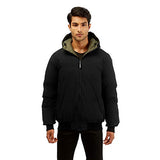 Reversible 750 Down Jacket - Olive and Black