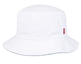 Reversible Bucket Hat - Light Blue and White