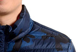 Reversible Down Jacket - Camo and Navy - Medium