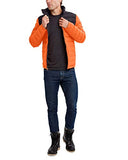 Reversible Puffer Jacket - Orange and Grey