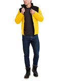 Reversible Puffer Jacket - Yellow and Brown