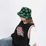 Reversible Bucket Hat - Black and Green
