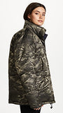 Reversible Puffer Jacket - Olive and Navy Camo