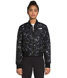 Reversible Bomber Jacket - Abstract Print and Black
