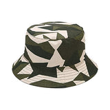Reversible Bucket Hat - Black and Olive Green