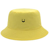 Reversible Bucket Hat - Light Blue and Yellow