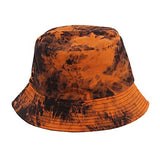 Reversible Bucket Hat - Orange and Black