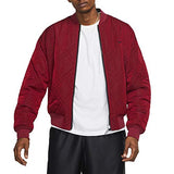 Reversible Bomber Jacket - Burgundy and Black