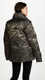 Reversible Puffer Jacket - Olive and Navy Camo