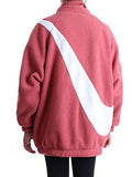 Reversible Sherpa Jacket - Pink and White