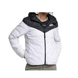 Reversible Windbreaker Down Jacket - White and Black