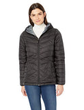 Reversible Packable Down Jacket - Black and Grey