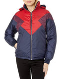Reversible Padded Down Jacket - Navy and Red