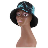 Reversible Bucket Hat - Teal and Black