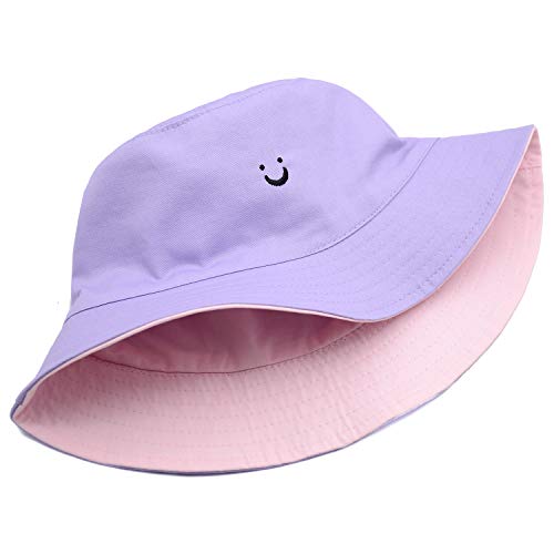 Reversible Bucket Hat - Women's - Pink and Purple – ALLREVERSIBLE
