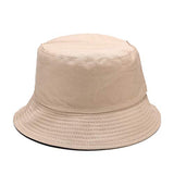 Reversible Bucket Hat - Khaki Beige and Black