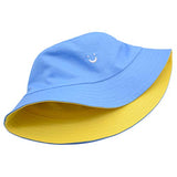 Reversible Bucket Hat - Light Blue and Yellow