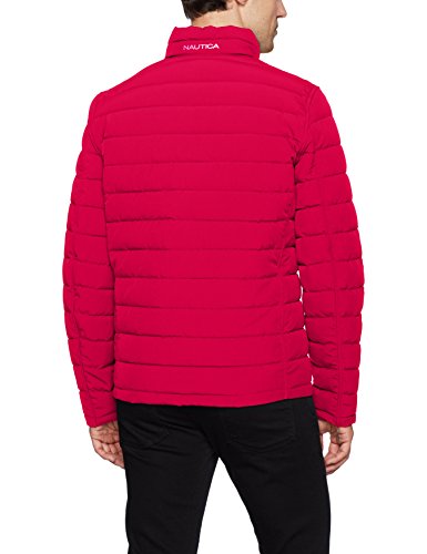 Reversible Puffer Jacket Men's Nautica Red and Navy