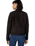 Reversible Trucker Jacket - Black Leather and Suede