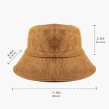 Reversible Bucket Hat - Vegan Suede and Black