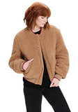 Reversible Sherpa Bomber Jacket - Navy and Tan