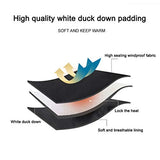 Reversible Down Vest - Blue and Tan