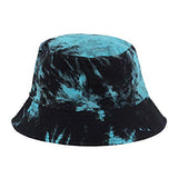 Reversible Bucket Hat - Teal and Black
