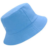 Reversible Bucket Hat - Light Blue and Yellow