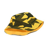 Reversible Bucket Hat - Yellow and Olive Green