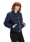 Reversible Sherpa Bomber Jacket - Navy and Tan