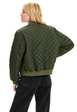 Reversible Sherpa Bomber Jacket - Olive and Cream
