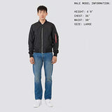 Reversible Light Flight Jacket - Black and Orange