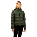 Reversible 750 Down Jacket - Olive and Navy