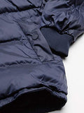 Reversible Padded Down Jacket - Navy and Red