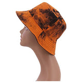 Reversible Bucket Hat - Orange and Black