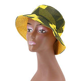 Reversible Bucket Hat - Yellow and Olive Green