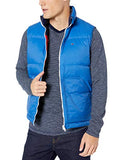 Reversible Puffer Vest - Blue and Red