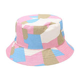 Reversible Bucket Hat - Pink and Light Blue