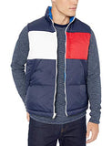 Reversible Puffer Vest - Blue and Red