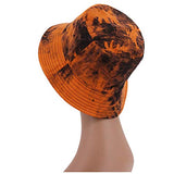 Reversible Bucket Hat - Orange and Black