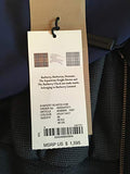 Reversible Wool Puffer Jacket - Navy and Grey - Size 46